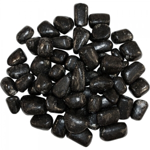 20% OFF - TUMBLE STONES - Pyrite Black per 100gms