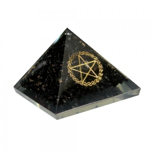 Orgone Pyramid - Pentacle Black Tourmaline 7cm