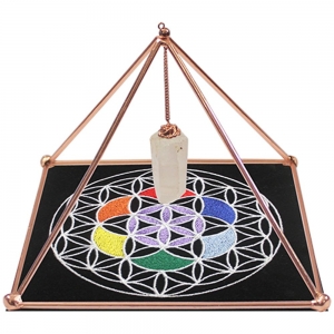 40% OFF - COPPER - Energizing Pyramid with Point and Mat 15cm