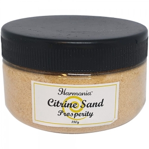 Citrine Crystal Sand in Jar 180 GMS