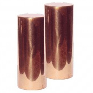 MEDITATION CHARGERS - Copper Cylinder Pair 3.8cm x 10cm