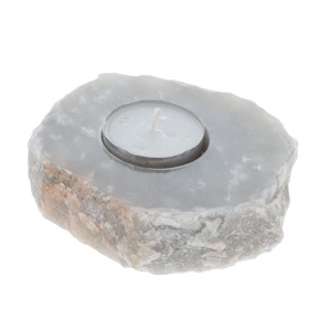 40% OFF - CANDLE HOLDER - Green Aventurine Top Polished 8-10cm x 3cm