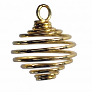 40% OFF - PENDANT - Brass Cage Gold 1.9cm