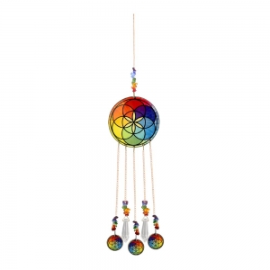 40% OFF - WOODEN HANGING - Seed of Life Print