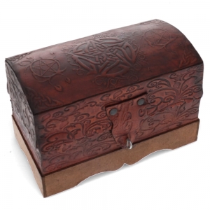 Pentacle Leather Box