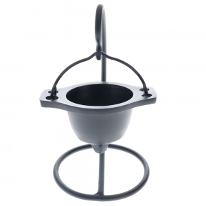 INCENSE HOLDER - Hanging Cauldron with Stand 15cm