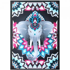 TAPESTRY - Elephant Print on Crepe 147x208cm