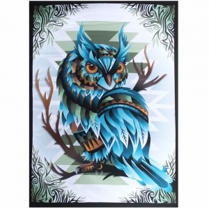 40% OFF - TAPESTRY - Owl Print on Crepe 147x208cm