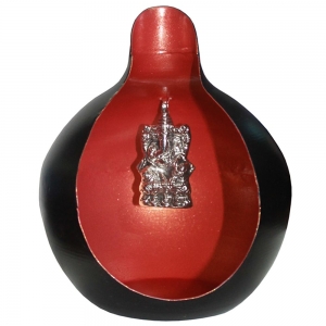 Teardrop Candle Holder with Ganesh Statue
