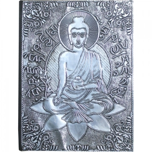 ALUMINIUM JOURNAL - Buddha 12.7cm x 17.7cm