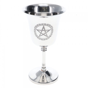 40% OFF - CHALICE - Pentacle Stainless Steel 8cm x 15cm