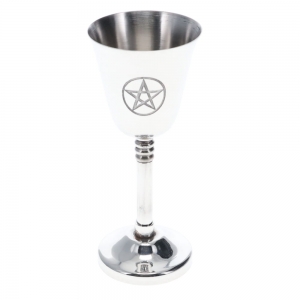 CHALICE - Pentacle Stainless Steel 5cm x 11.8cm