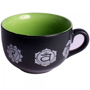 7 Chakra Print Ceramic Cup
