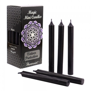 40% OFF - MAGIC MINI CANDLES - Protection Black Vetiver Scented 1.25cm x 12.7cm