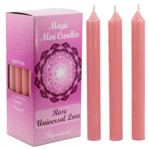 40% OFF - MAGIC MINI CANDLES - Universal Love Pink Rose Scented 1.25cm x 12.7cm
