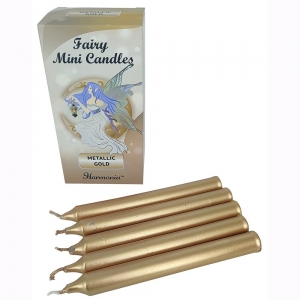 FAIRY MINI CANDLES - Gold Lacquered (20pk)