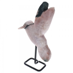 Pink Amethyst Humming Bird 560g 22cm x 12cm x 2.7cm