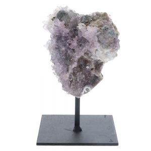 40% OFF - Pink Amethyst on Metal Stand 0.80kgs