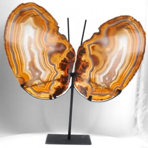 BUTTERFLY - Agate on Metal Stand 6324gms 60cm x 62cm