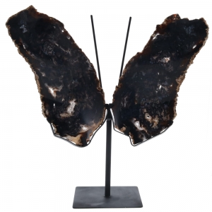 30% OFF - BUTTERFLY - Agate on Metal Stand 4.253kgs