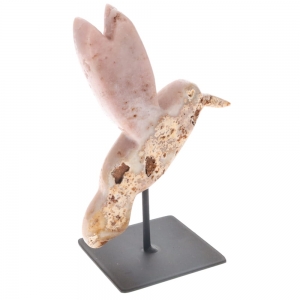 Pink Amethyst Humming Bird 870g 22cm x 15cm x 3cm