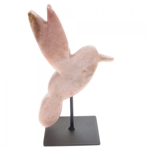 40% OFF - Pink Amethyst Humming Bird 1kg 23cm x 13cm x 2.8cm