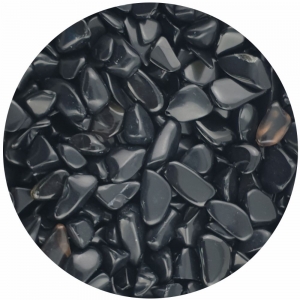 CRYSTAL CHIPS - Black Obsidian 7-9mm 100gms