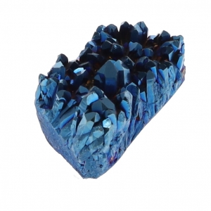 CLUSTER - Dark Blue Aura 193gm 8cm x 4.4cm x 3.4cm