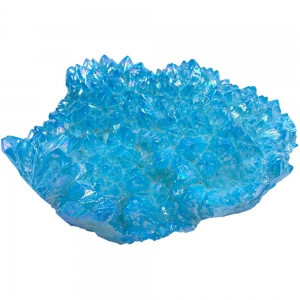 40% OFF - ROUGHS - CRYSTAL DRUSE WITH COLOR-TURQUOISE AB per 100gms