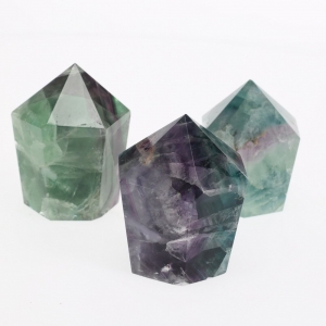 Fluorite Rough Top Polished Point per 100gms