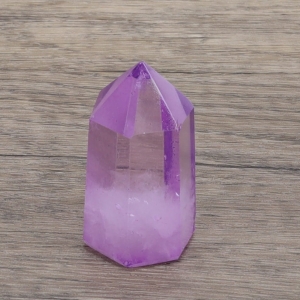 40% OFF - POINT-Purple Crystal Polished 2.2cm  x 5cm 43gms