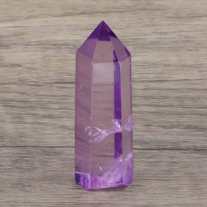 40% OFF - POINT-Purple Crystal Polished 1.6cm  x 5.6cm 28gms