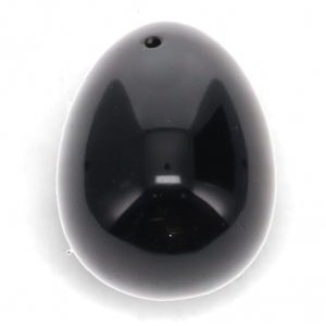40% OFF - YONI EGG - Black Obsidian with Hole (Set of 3)