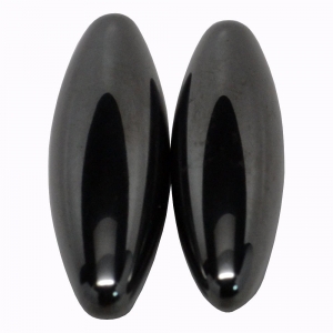 MAGNETIC- HEMATITE OVAL 118MM x 60MM (Pair)
