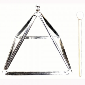 CRYSTAL PYRAMID with MALLET 17.5cm