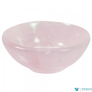 BOWL - CALCITE PINK ON STAND 7.5cm
