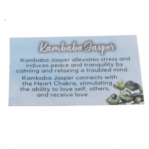 CRYSTAL INFO CARD - JASPER KAMBABA
