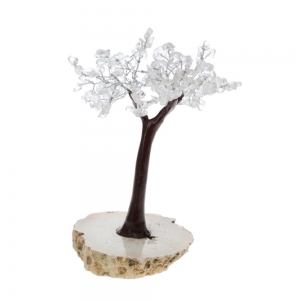 40% OFF - Clear Quartz Agate Base Tree 160 Chips