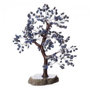 CRYSTAL TREE - Lapiz Lazuli 360 Chips Agate Base