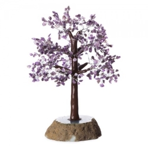 40% OFF - CRYSTAL TREE - Amethyst 500 Chips Agate Base