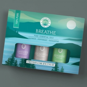 ESSENTIAL OIL - Breathe Aromatherapy 5 ml (Set of 3) in Gift Box