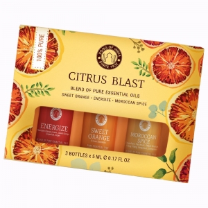 ESSENTIAL OIL - Citrus Blast Aromatherapy 5 ml (Set of 3) in Gift Box