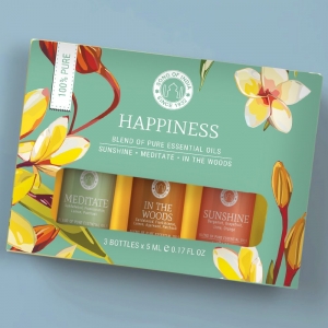 ESSENTIAL OIL - Happiness Aromatherapy 5 ml (Set of 3) in Gift Box