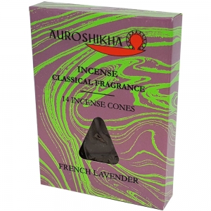 CLEARANCE - Auroshikha Cones - French Lavender 14 Cones