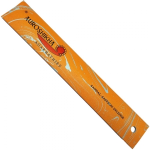 CLEARANCE - Auroshikha Incense - Sandal Saffron 10gms
