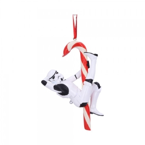 Stormtrooper Candy Cane Hanging Ornament 12cm