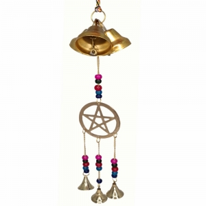 CLEARANCE - BELLS - Triple Bell Pentagram