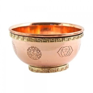 8cm Triple Moon Copper Bowl