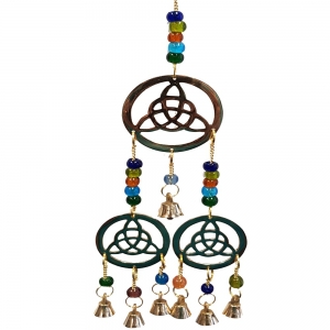 35cm 3 Triquetra Brass Bell Chime