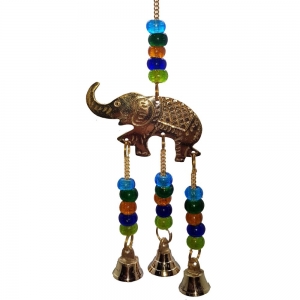 BELLS - Elephant with Beads 15cm
